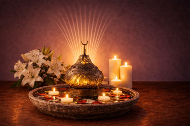 ZAJ glowing in a contemplative interior