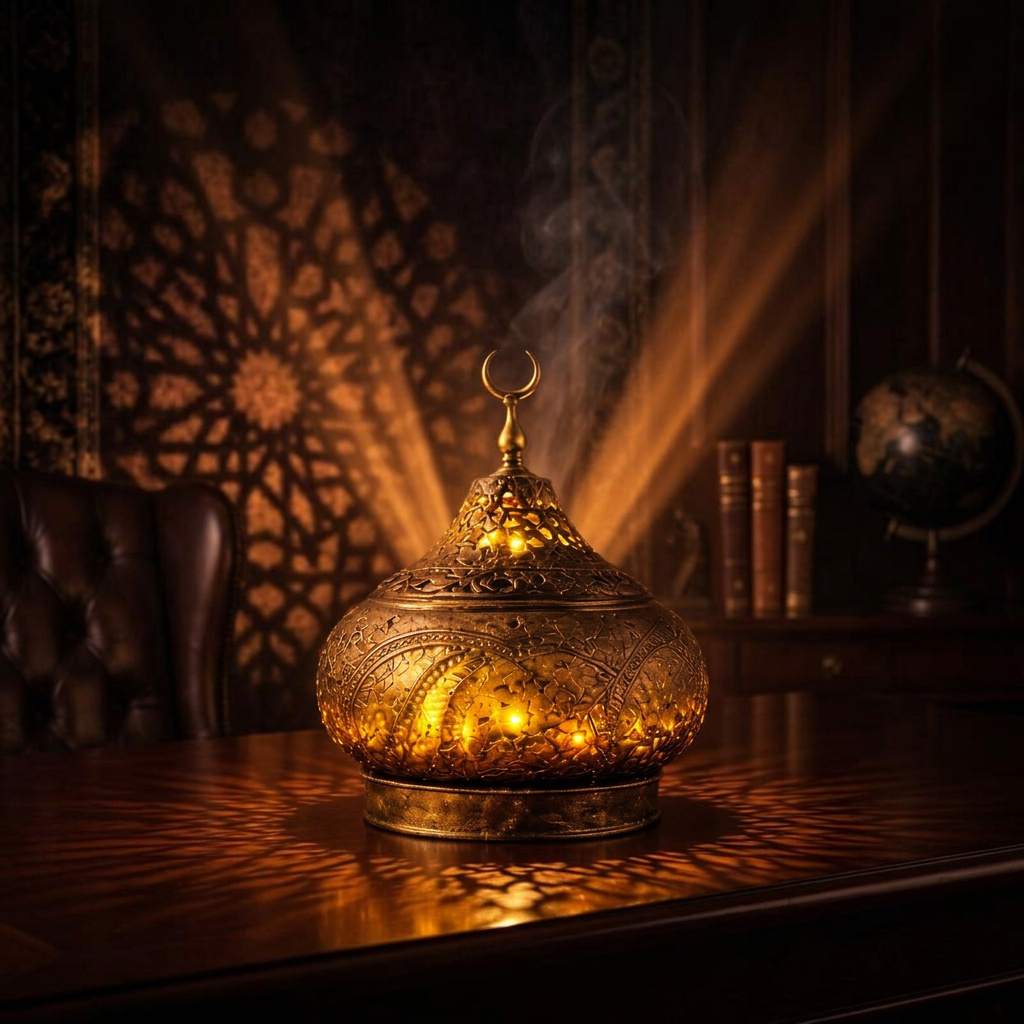 Geometry and shadow in warm light